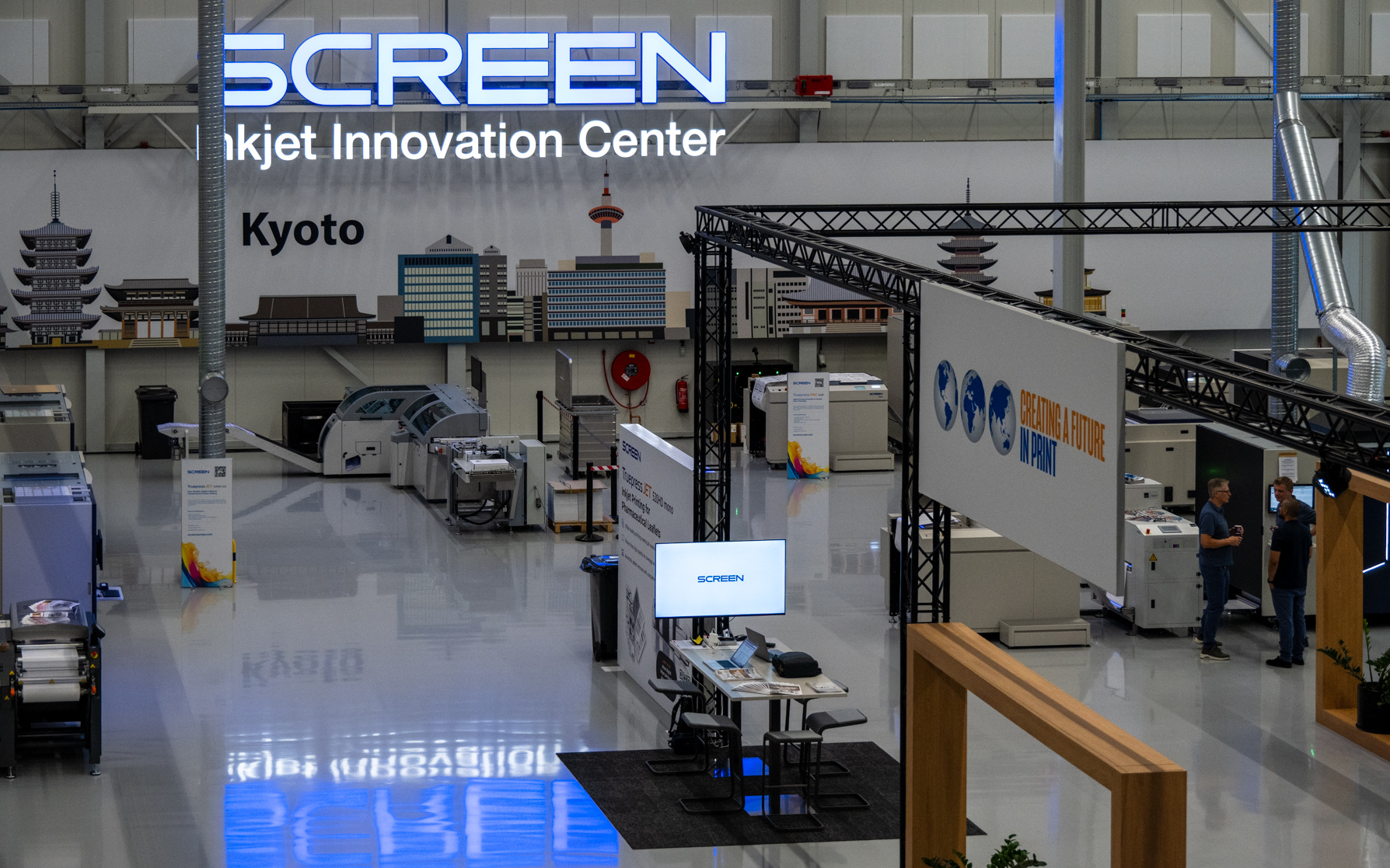 Inkjet Innovation Center da SCREEN Europe em Aalsmeer
